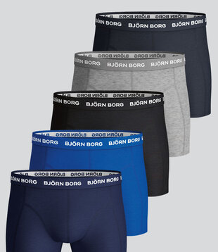 Bjorn Borg Essential Boxershort 5-Pack 1026 Blau