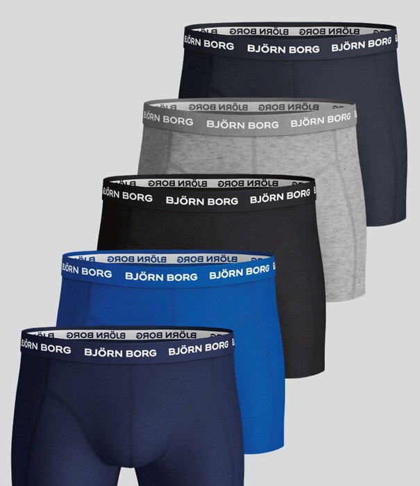 Bjorn Borg Essential Boxershort 5-Pack 1026 Blue
