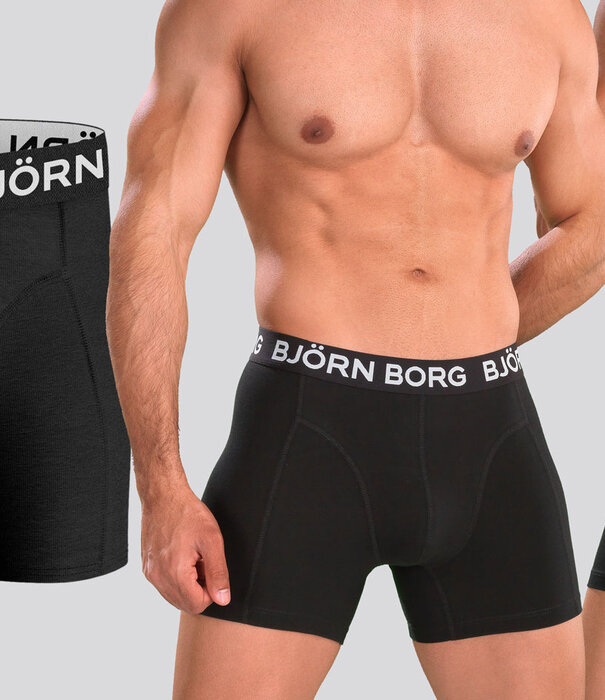 Bjorn Borg Core Boxershort 2-Pack 1005 Schwarz