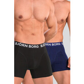 Bjorn Borg Core Boxershort 2-Pack 1005 Blauw/Zwart