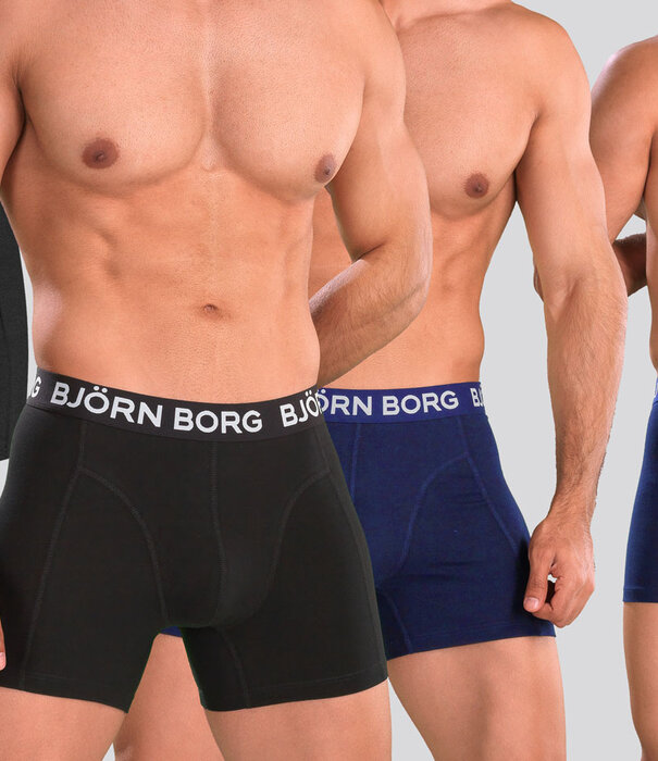 Bjorn Borg Core Boxershort 2-Pack 1005 Blauw/Zwart