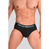 Emporio Armani Iconic Logoband Slip CC729 Schwarz