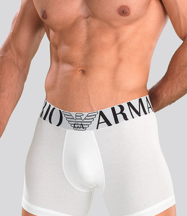 Emporio Armani Essential Megalogo Boxer CC716 White