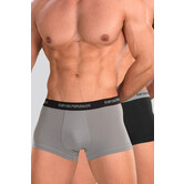 Emporio Armani Essential Core Logoband Trunk 2-Pack CC717 Schwarz/Grau