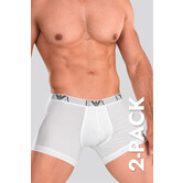 Emporio Armani Essential Monogram Boxer 2-Pack CC715 White