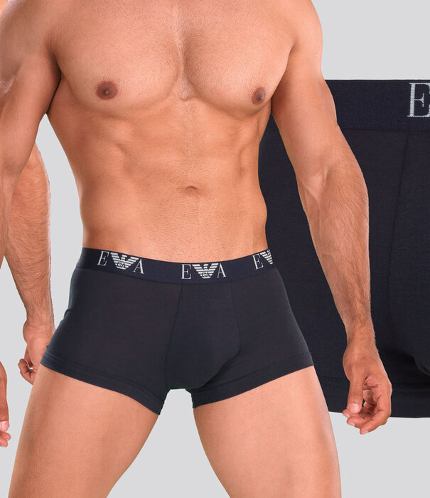 Emporio Armani Essential Monogram Trunk 2-Pack CC715 Navy