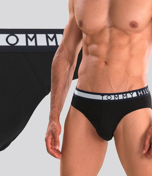 Tommy Hilfiger Organic Cotton Slip 3-Pack 227 Schwarz