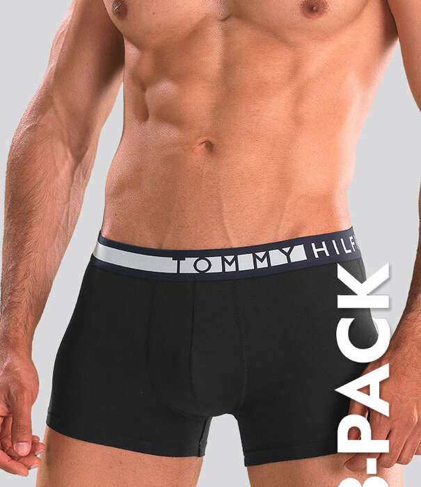 Tommy Hilfiger Organic Cotton Boxershort 3-Pack 234 Schwarz