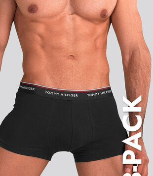 Tommy Hilfiger Premium Essentials Low Rise Boxershort 3-Pack 841 Zwart