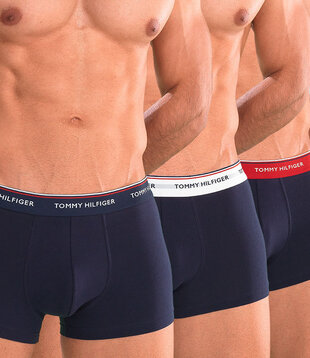 Tommy Hilfiger Premium Essentials Low Rise Boxershort 3-Pack 841 Multi Blauw