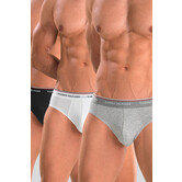 Tommy Hilfiger Premium Essentials Slip 3-Pack 766 Weiß/Schwarz/Grau