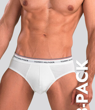 Tommy Hilfiger Premium Essentials Slip 3-Pack 766 Wit