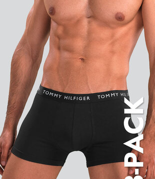 Tommy Hilfiger Recycled Cotton Boxershort 3-Pack 203 Zwart