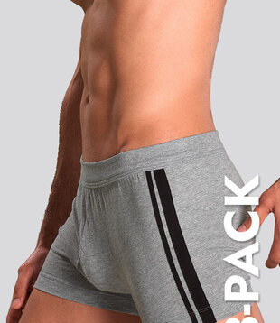 Schiesser 95/5 Organic Cotton Boxershort 3-Pack 816 Grijs