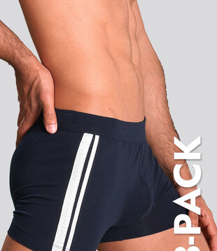 Schiesser 95/5 Organic Cotton Boxershort 3-Pack 816 Marine