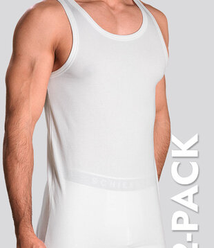 Schiesser 95/5 Organic Cotton Tanktop 2-Pack 038 White