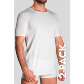 Schiesser 95/5 Organic Cotton T-Shirt 2-Pack 997 Wit
