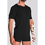 Schiesser 95/5 Organic Cotton T-Shirt 2-Pack 997 Zwart