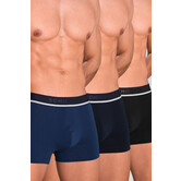 Schiesser 95/5 Organic Cotton Boxershort 3-Pack 986 Blue/Black