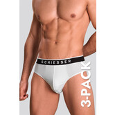 Schiesser 95/5 Organic Cotton Rio Slip 3-Pack 984 Weiß