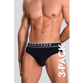 Schiesser 95/5 Organic Cotton Rio Slip 3-Pack 984 Marine