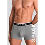 Schiesser 95/5 Organic Cotton Boxershort 3-Pack 983 Grey