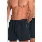 Schiesser Jersey Tricot Boxershort 2-Pack 002 Schwarz/Blau