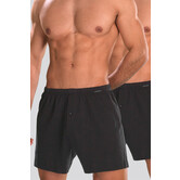 Schiesser Jersey Tricot Boxershort 2-Pack 002 Zwart