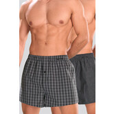 Schiesser Woven Boxershort 2-Pack 445 Multi Grijs (301)