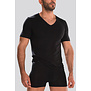 Schiesser Personal Fit V-Neck T-Shirt 322 Schwarz