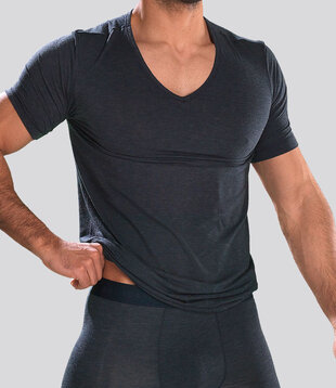 Schiesser Personal Fit V-Neck T-Shirt 322 Marine