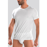 Schiesser Long Life Soft Round Neck T-Shirt 233 White