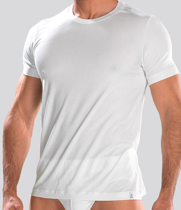 Schiesser Long Life Soft Round Neck T-Shirt 233 Weiß