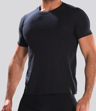 Schiesser Long Life Soft Round Neck T-Shirt 233 Marine