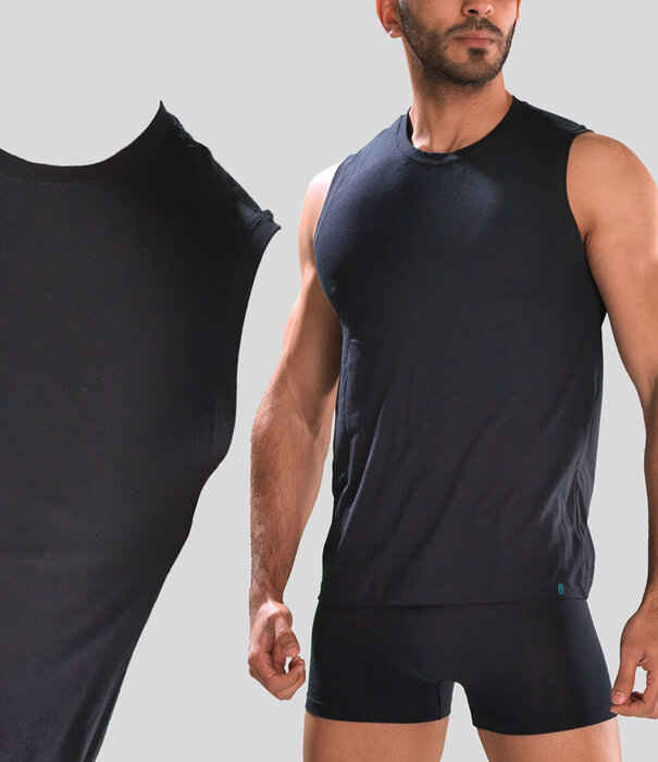 Schiesser Long Life Soft Tank Top 104 Navy