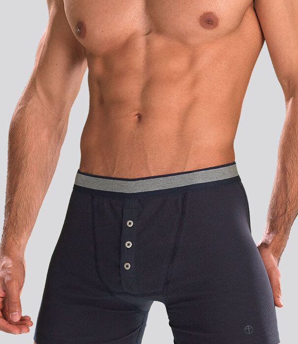 Schiesser Retro Rib Boxershort 614 Navy