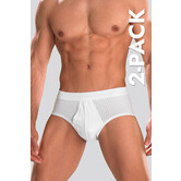 Schiesser Authentic Sport Slip 2-Pack 000 Wit