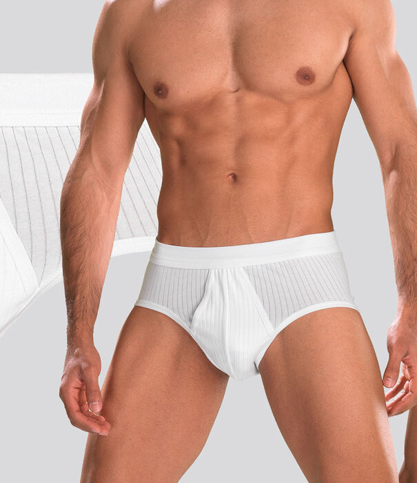 Schiesser Authentic Sport Slip 2-Pack 000 Wit