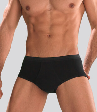 Schiesser Original Feinripp Sport Slip 128 Zwart