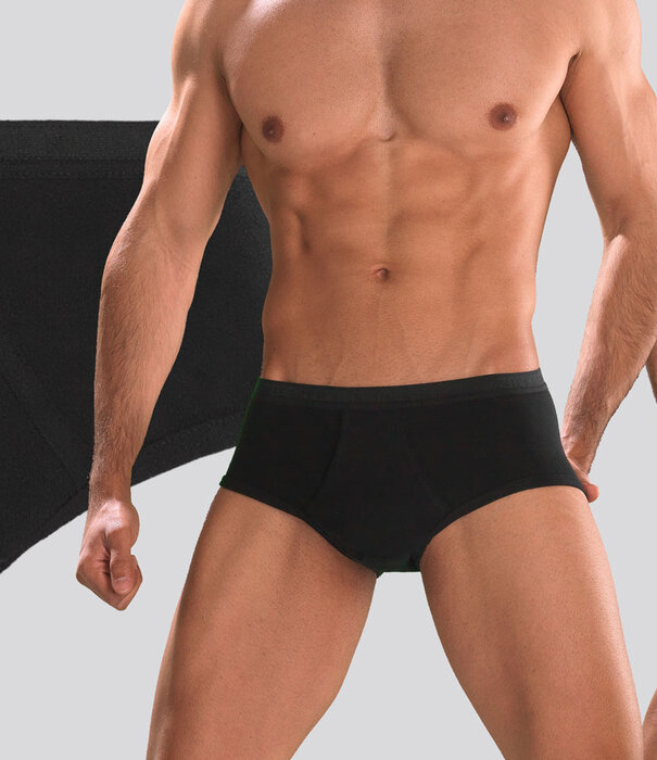 Schiesser Original Feinripp Sport Slip 128 Schwarz