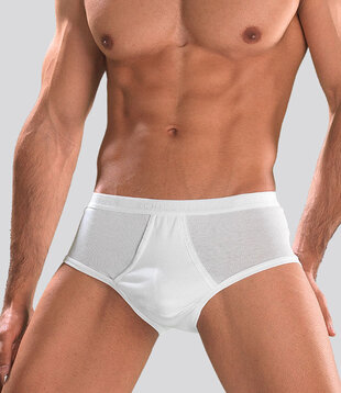 Schiesser Original Feinripp Sport Slip 128 Wit