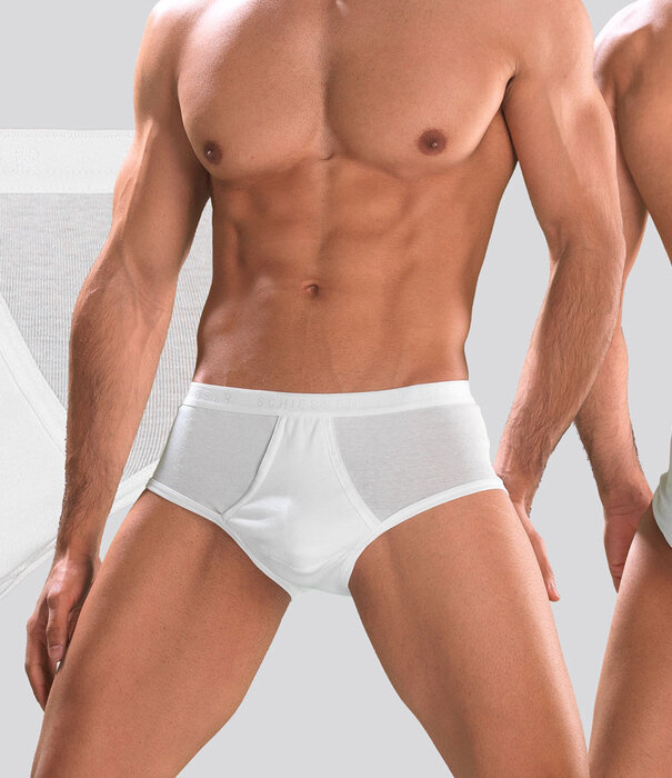 Schiesser Original Feinripp Sport Slip 128 Weiß