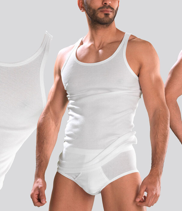 Schiesser Original Feinripp Tank Top 120 Wit