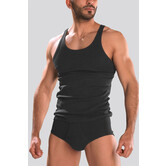 Schiesser Original Feinripp Tank Top 120 Schwarz