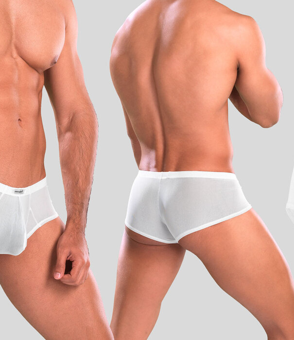 Joe Snyder Bulge Boxer Mesh 03 Transparant Wit (005)