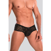 Joe Snyder Shining Cheek Boxer Lace 13 Transparant Zwart (055)
