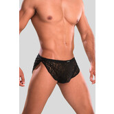 Joe Snyder Shining Short Lace 09 Transparant Zwart (055)