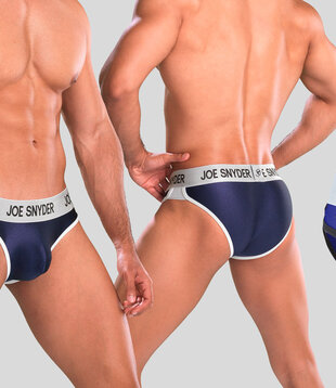 Joe Snyder Active Wear Bikini Brief 01 Marine