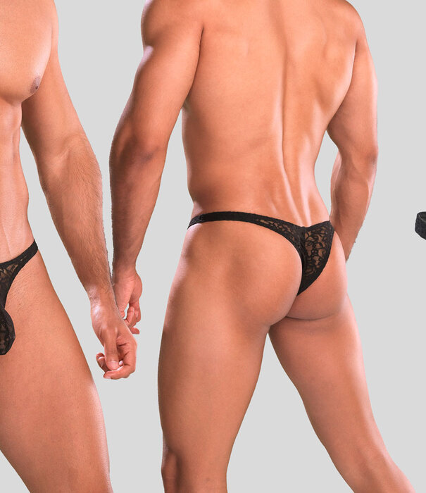 Joe Snyder Maxibulge Capri Lace 03 Transparant Zwart (055)