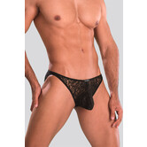 Joe Snyder Maxibulge Bikini Lace 01 Transparant Zwart (055)